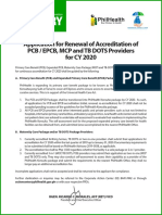 Renewal of PCB Accreditation