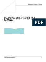 Exercise 1-Elasto-Plastic Analysis of Drained Footing