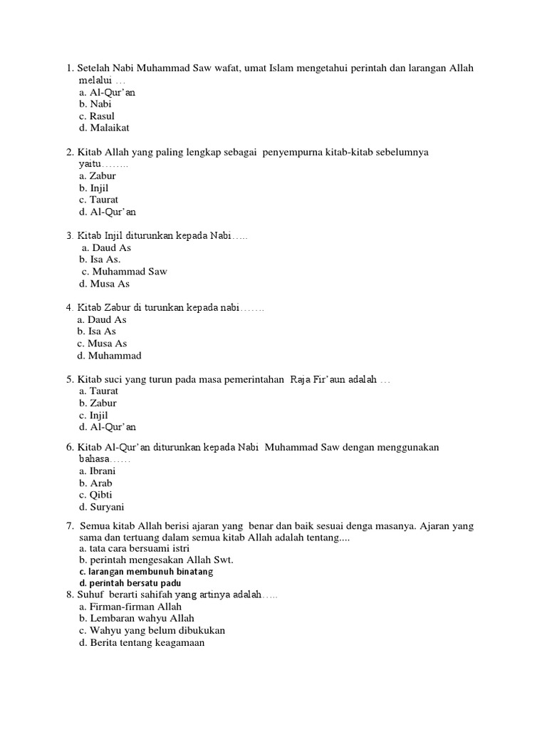 Kelas 8 Pas
