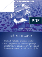 GESTALT PSIHOTERAPIJA Traganje Za Osobnim Zadovoljstvom