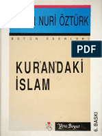 Yaşar Nuri Öztürk. Kur'an'daki İslam (1994) PDF