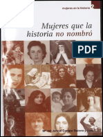 Mujeres Que La Historia No Nombró