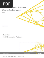 KNIME Analytics Platform Course For Beginners PDF