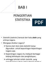 Bab I Pengantar Statistika