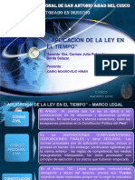 Exp Apliacion de La Ley en El Tiempo