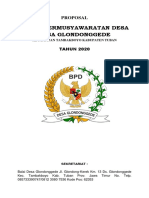 Proposal Tunjangan & Operasional BPD 2020