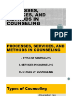 5 Processes Services and Methods in Counseling