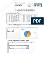 Informe Base de Datos en La Empresa