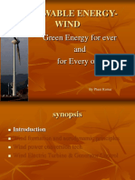 RENEWABLE ENERGY-Wind