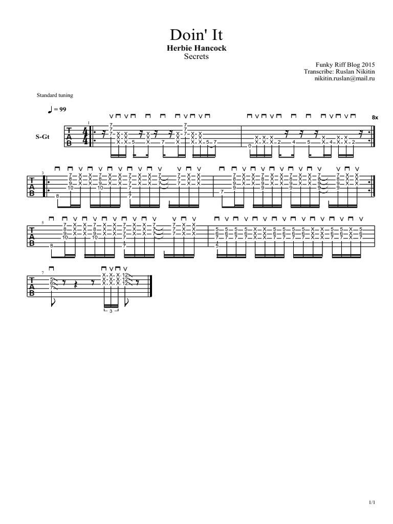 Doin It Herbie Hancock PDF