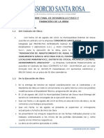 Informe de Desarrollo Fisico y Financiero