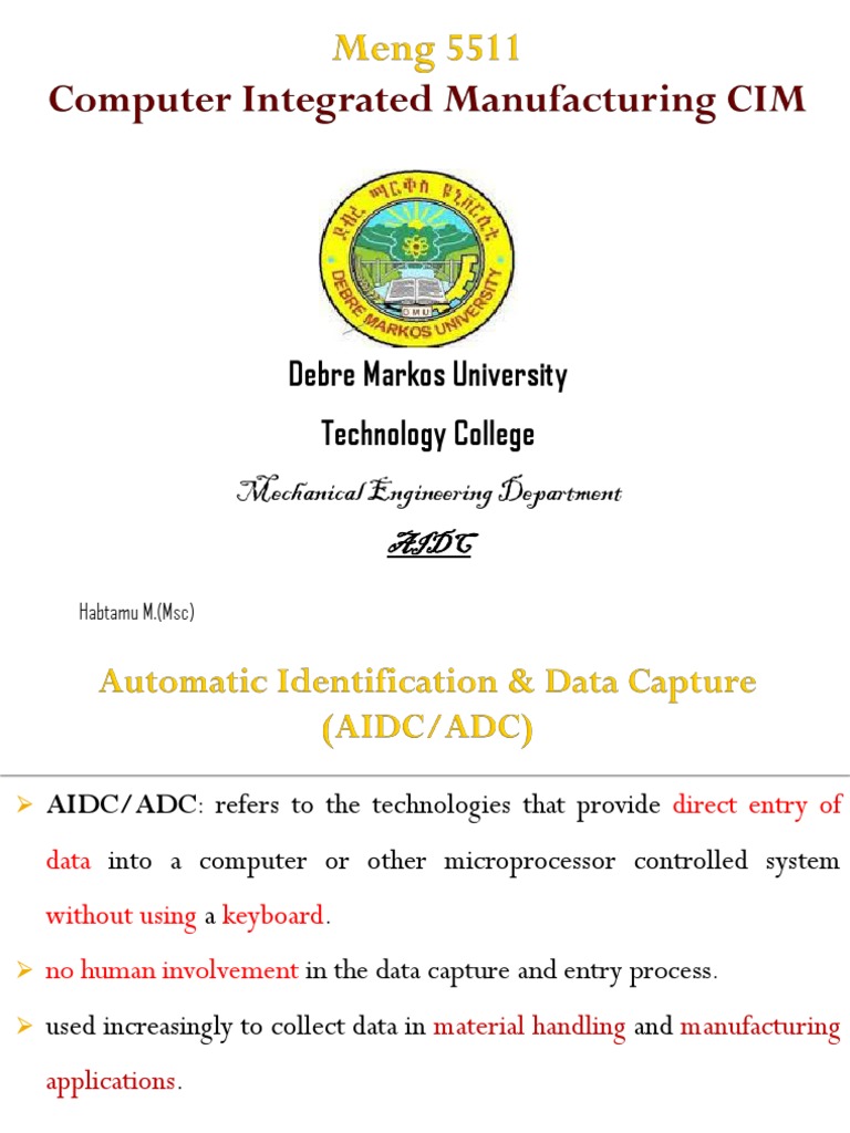 Automatic Identification and Data Capturing | PDF | Barcode | Electronics