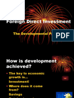 Foreign Direct Investment: The Developmental Prayer