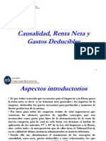 Causalidad_Renta Neta y gastos deducibles