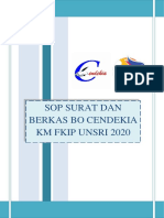 Sop Surat Cendekia 2019-2020