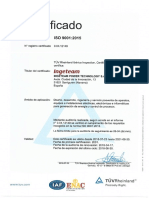 Ingeteam - ISO 9001-2015 Certificate
