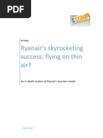 In Depth Analysis Ryanair Business Model Air Scoop Nov2010