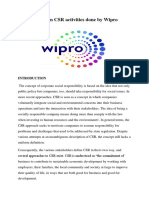 Report on CSR activities done by Wipro.docx