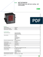 DM6200 medidor digital con lecturas básicas
