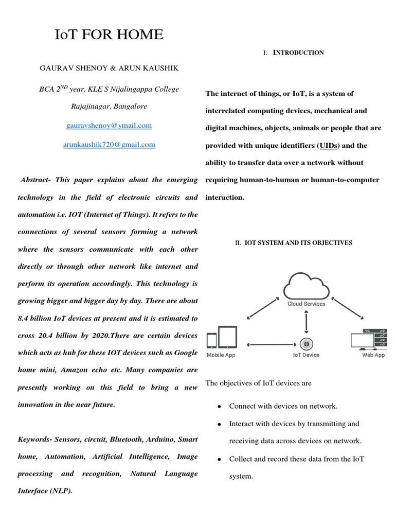 Iot PDF | PDF | Internet Of Things | Wi Fi
