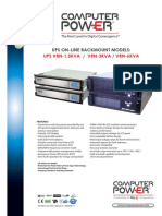 CATALOGO UPS COMPUTER POWER Modelo VRN 1.5, 3 KVA (RACKMOUNT)