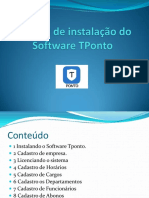 Manual de Instalação Do Software TPonto