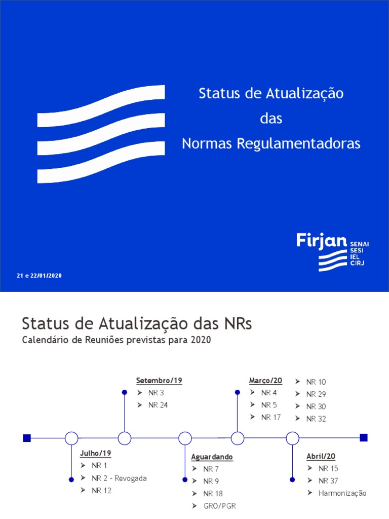 Atualização das Normas Regulamentadoras | PDF