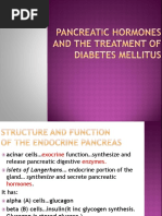 Pancreatic Hormones and The Treatment of Diabetes Mellitus