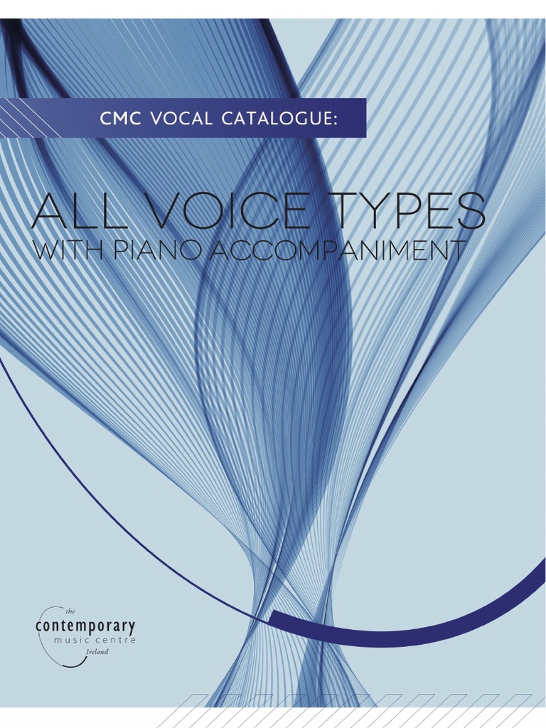CMC Vocal Catalogue: All Voice Types With Piano Accompaniment | PDF ...