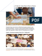 Brainstorming O Que É Como Fazer PDF