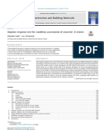 Impulse Response Test For Condition Assessment of Concrete A Review PDF
