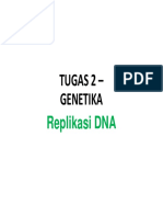 Tugas 2 - Genetika - Replikasi Dna PDF