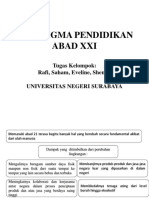 Paradigma Pendidikan Abad XXI