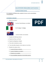 ACD - 10710102 - Nationalities and Countries