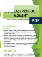Korelasi Product Moment (Manual & SPSS)