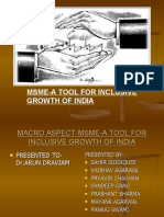 Msme-A Tool For Inclusive Growth of India