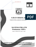 Soal Matematika PM US 2017 Paket 2 PDF