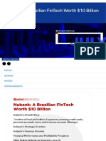 Nubank: A Brazilian FinTech Worth $10 Billion - MEDICI