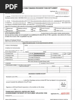 Advance Stamped Receipt for PF Refund | PDF