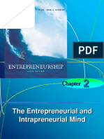 Chapter 2 The Entrepreneurial and Intrapreneurial Mind