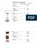 Especificaciones de Mobiliario y Equipo PDF