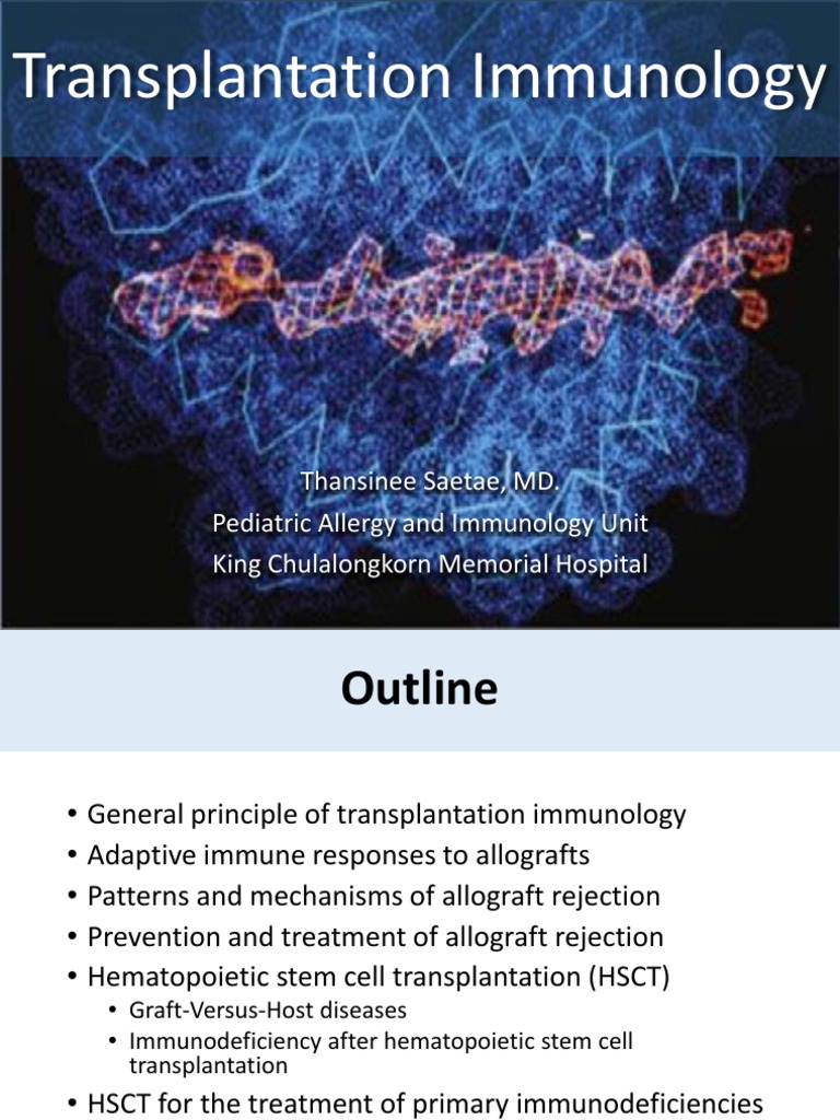 Understanding the Complex Mechanisms of Allograft Rejection An
