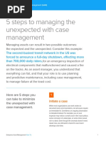 5 Steps to managing unexpected