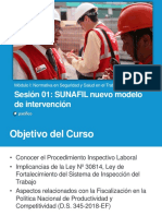 Sesión 1 SUNAFIL - Nuevo Modelo de Intervención PDF