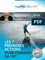 Les7 Premieres Actions Pour Changer Sa Vie