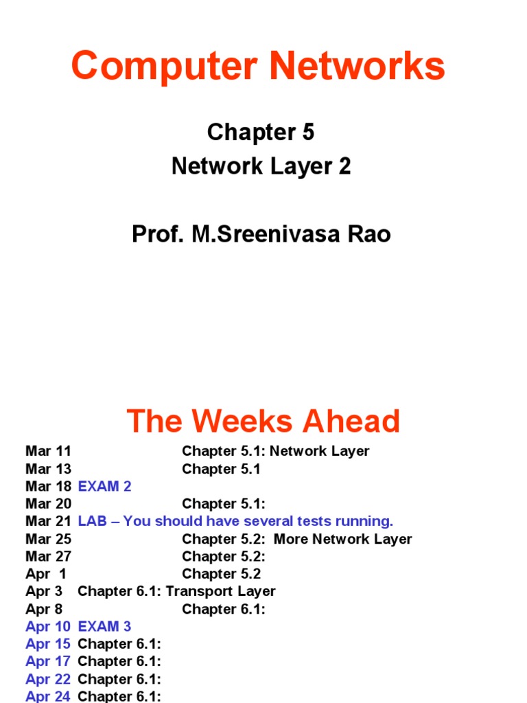 Network Layer Concepts and Routing | PDF | Internet Protocol Suite ...