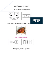 Hilbertovi Prostori I Grupe Milan Damnjanovic4872016 PDF