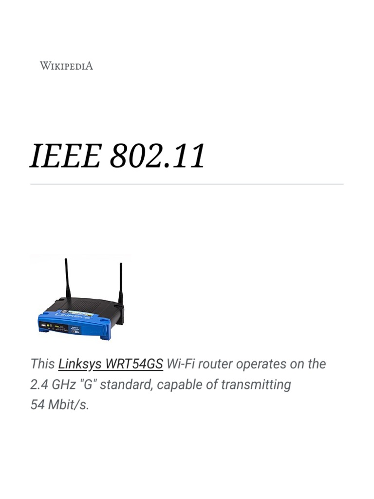 IEEE PDF Ieee 802.11 Wi Fi