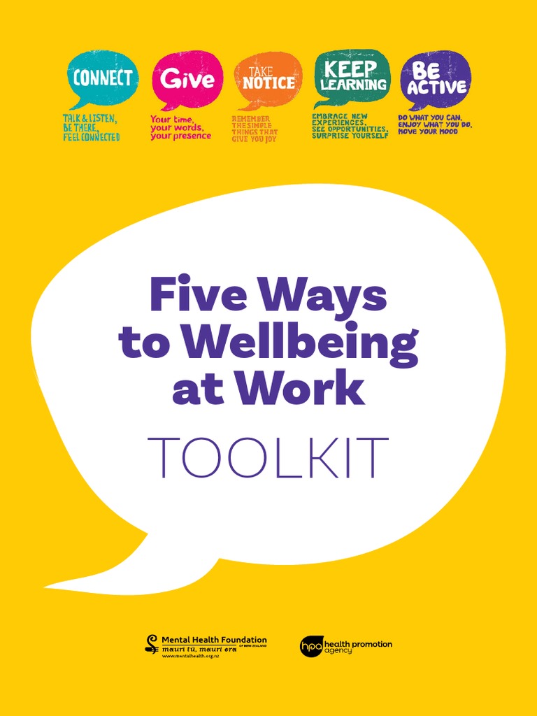 Five Ways To Wellbeing at Work | PDF | Well Being | Mental Disorder