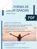 Predicación Una Forma de Decir Gracias